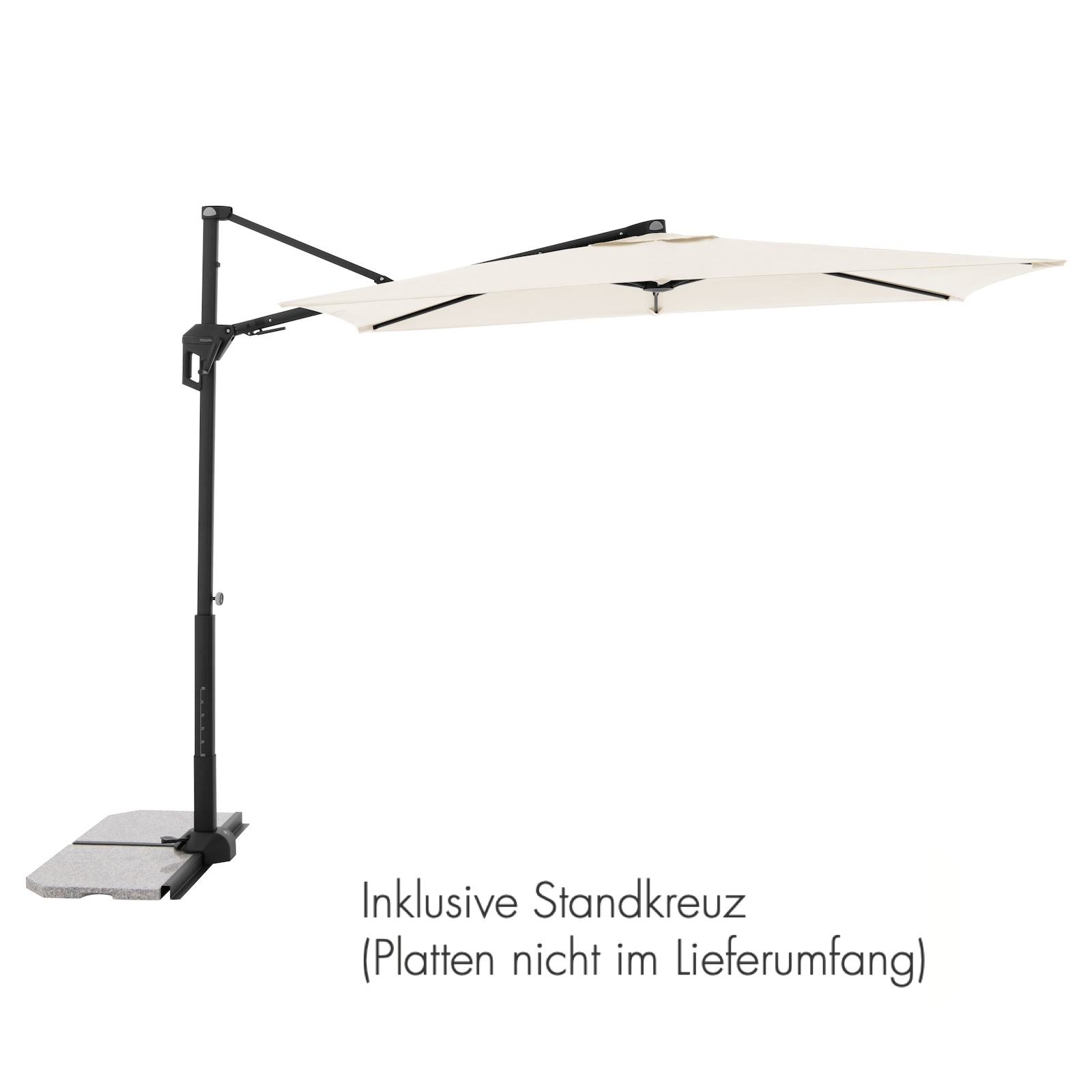 Doppler ACTIVE Pendel Green Edition 240 x 135 cm Pendelschirm Sonnenschirm Ampelschirm 4 Farben