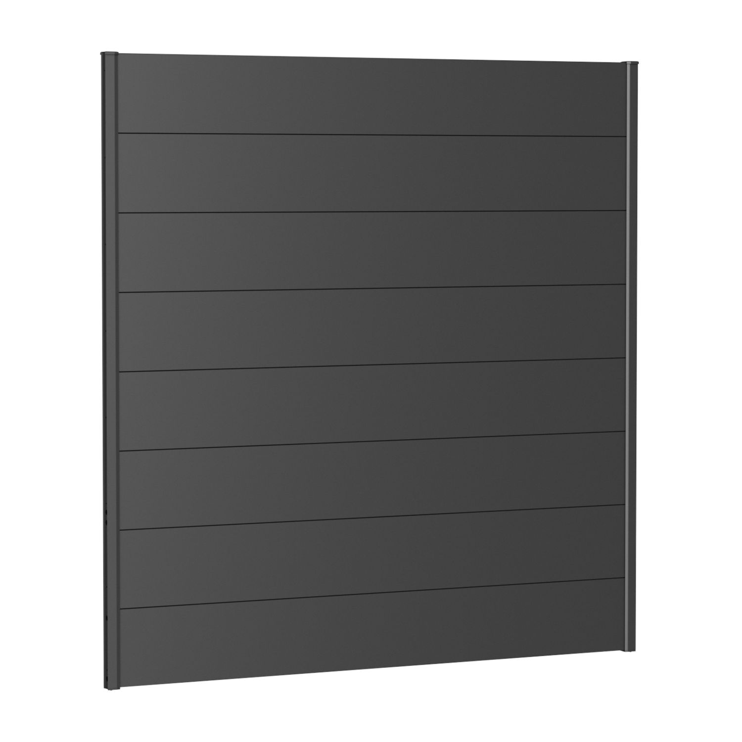 Biohort Sichtschutz Metall dunkelgrau-metallic Gartenzaun Windschutz