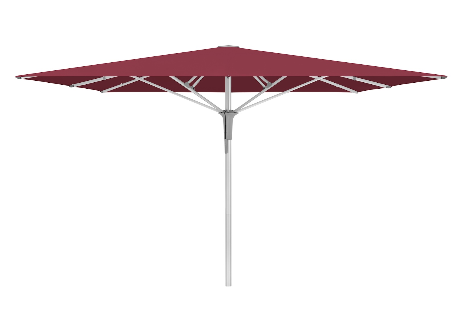 GLATZ Sonnenschirm FORTELLO® Pro quadratisch 400 x 400 cm Mittelmastschirm in 10 Farbvarianten