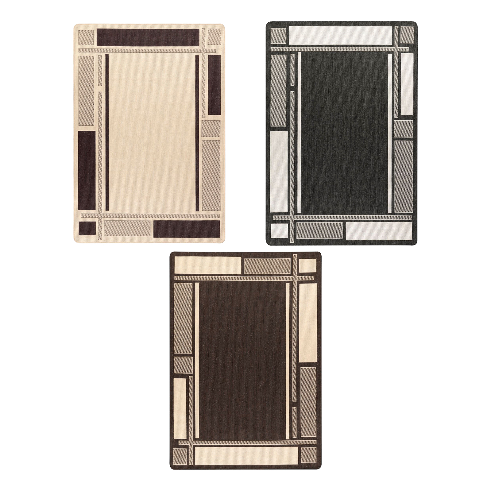 Peyer Syntex Smilla Outdoor-Teppich Bordüre 120/170 cm Teppich in mehreren Farben