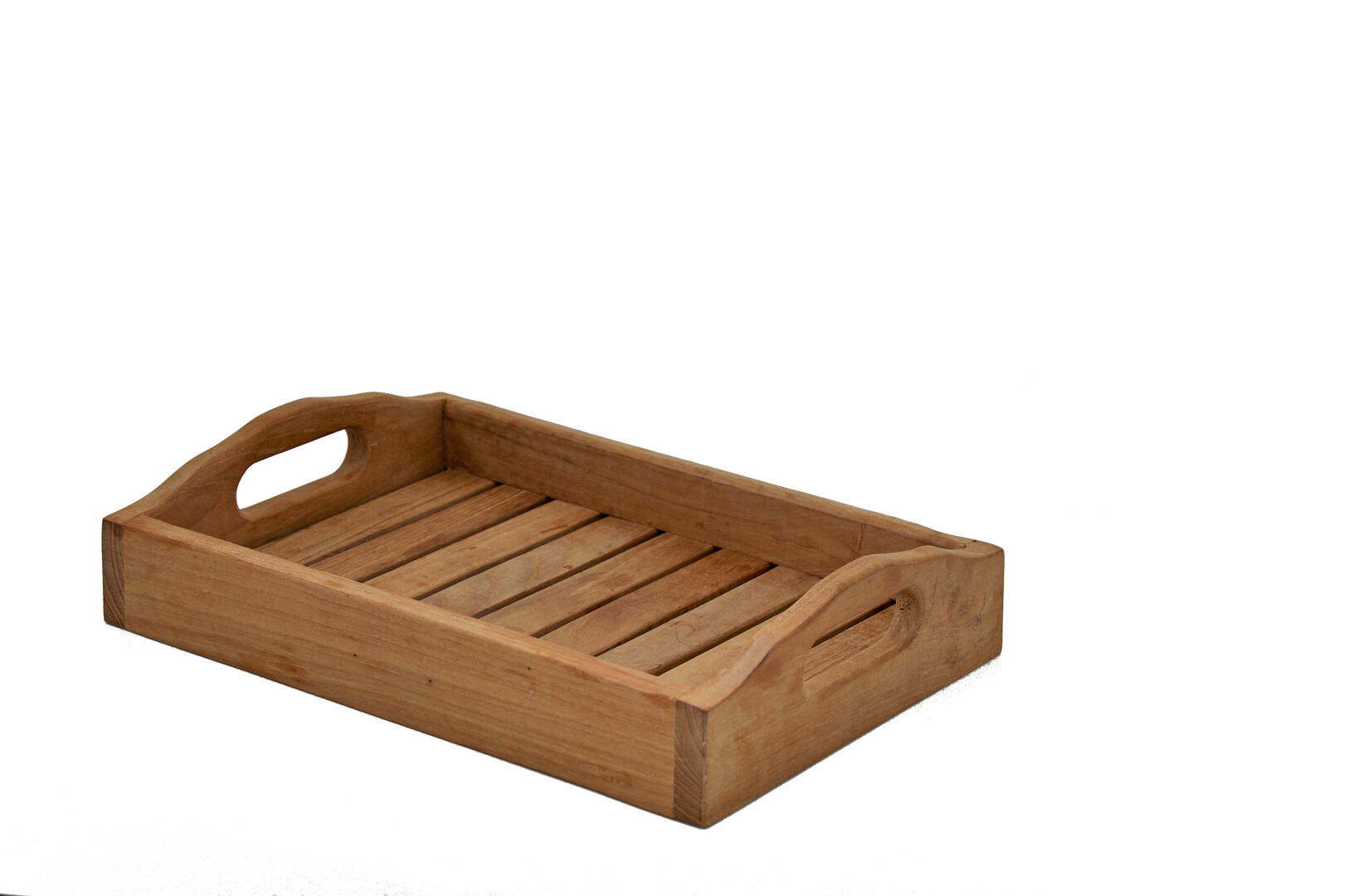 Sonnenpartner Westend Maxi Tablett aus Teakholz Serviertablett Holztablett natur