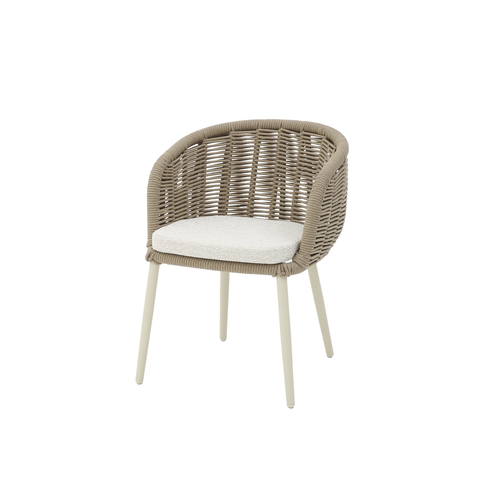 Best Porto Dinning Sessel Gartenstuhl Gartensessel sand 58,5 x 60,5 x 78 cm