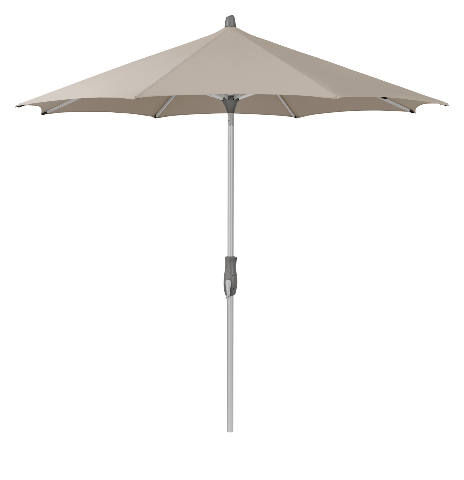 GLATZ Sonnenschirm ALU-TWIST rund ø 330 cm Gestell natureloxiert Stoff 100 % Polyacryl verschiedene Farben