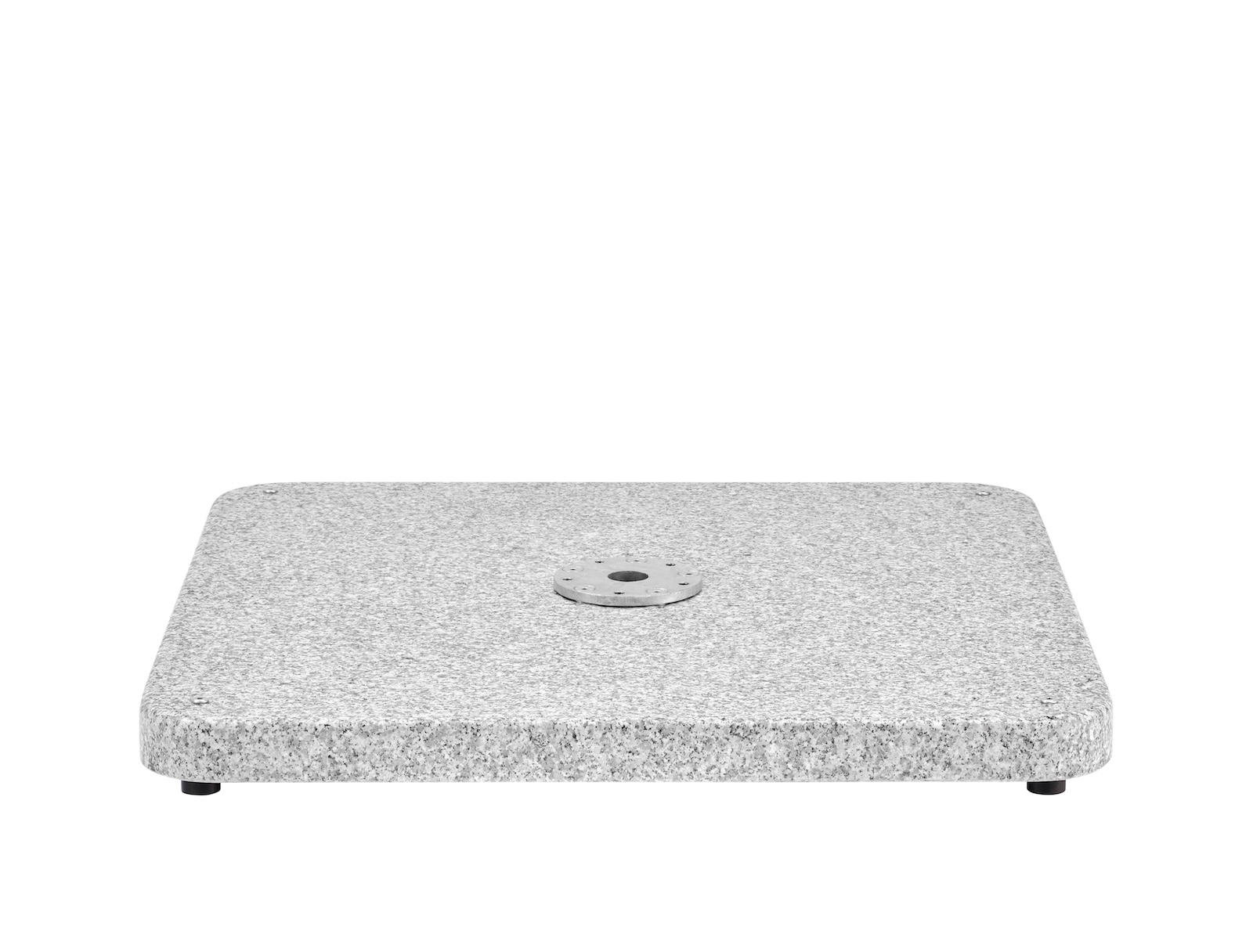 GLATZ Granitsockel M4 120 kg 87 x 87 x 9,5 cm Naturstein matt für Schirmständer