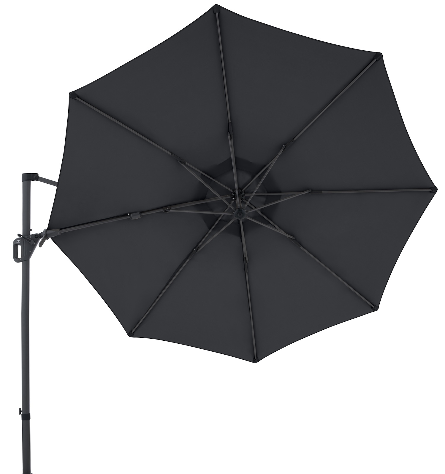 Doppler LIFE Side ø 310 cm rund Pendelschirm Sonnenschirm Ampelschirm in 3 Farben