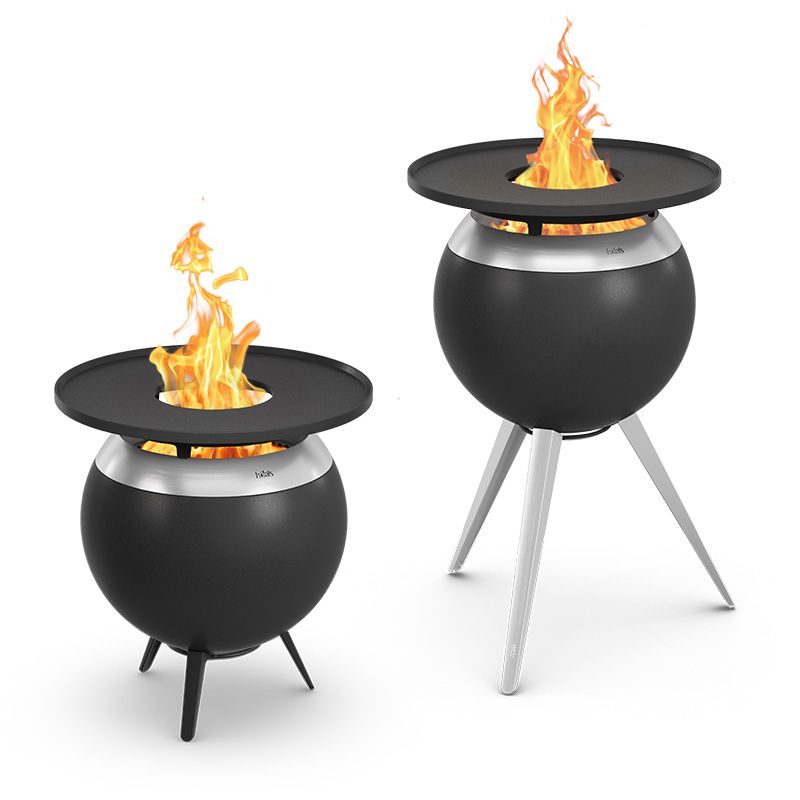 höfats MOON 45 Plancha Grillplatte aus emailliertem Gusseisen Ø 53 cm 00861