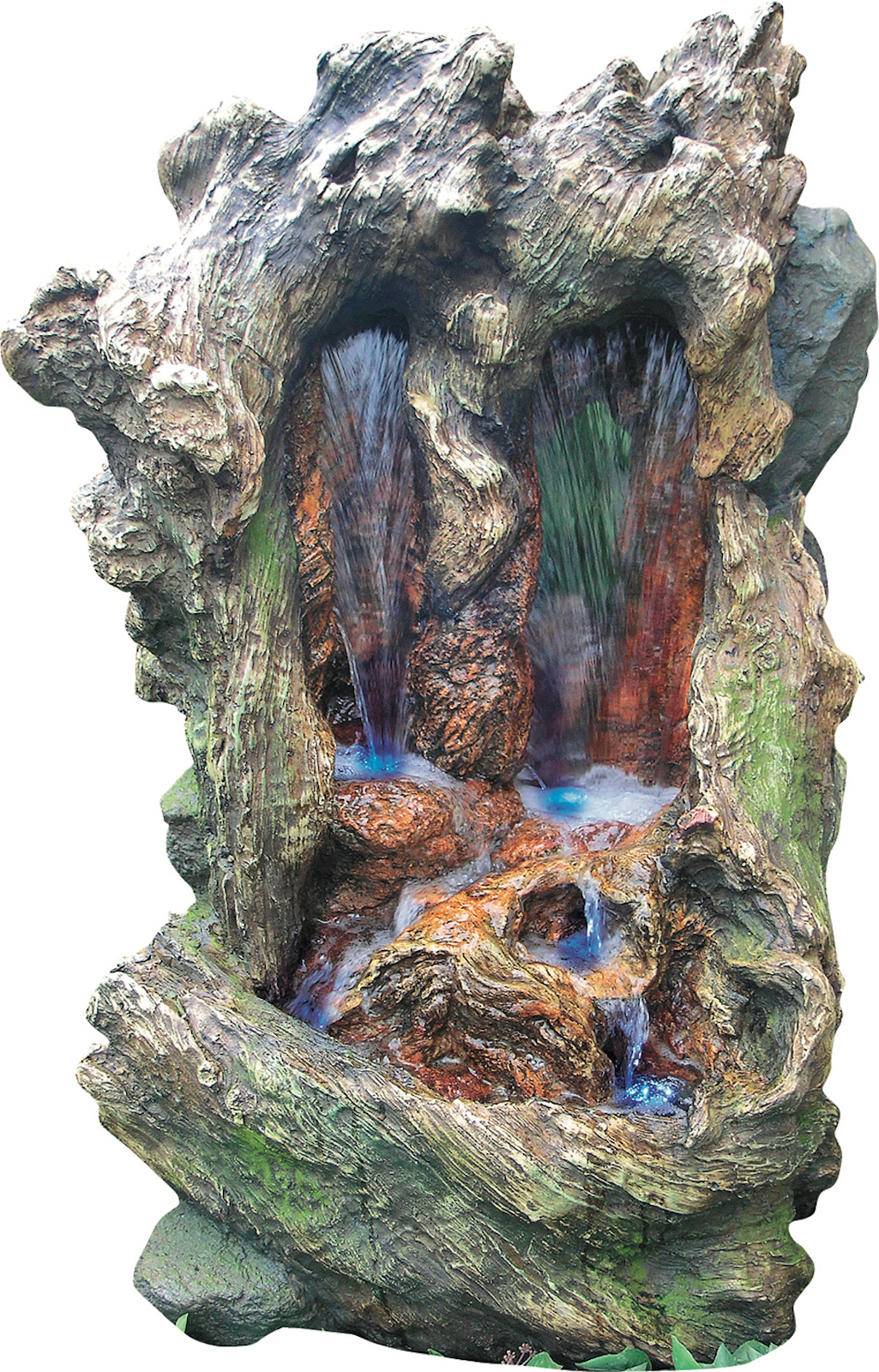 Granimex Taki Polystone Wasserfall mit Pumpe und LED-Beleuchtung Zierbrunnen Wasserspiel 99x48x60 cm Granimex Taki Polystone Wasserfall mit Pumpe und LED-Beleuchtung Zierbrunnen Wasserspiel 99x48x60 cm