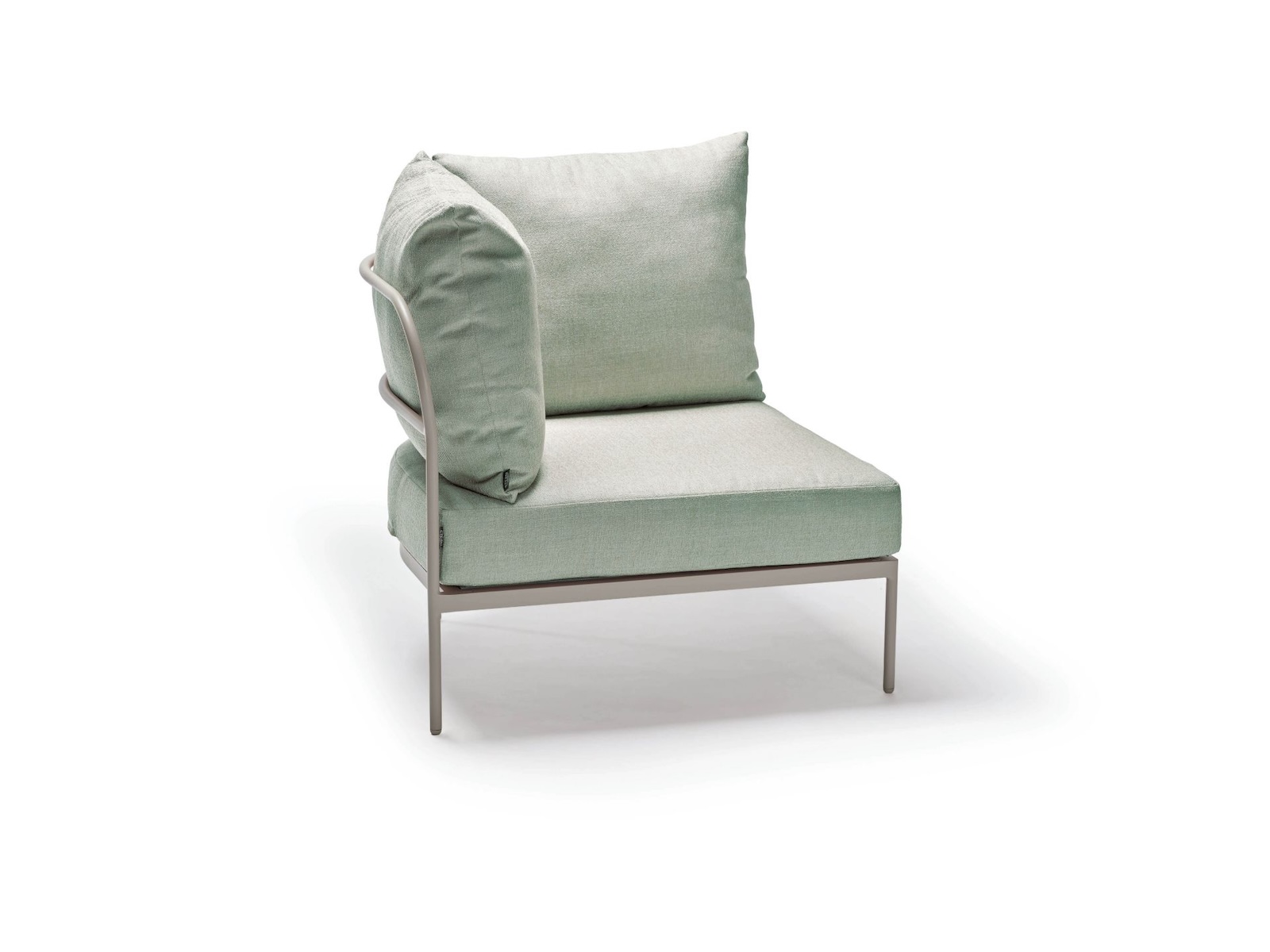 Stern Coco Lounge-Eckelement Lounge-Bank Lounge-Sofa Gartensofa greige/salbei