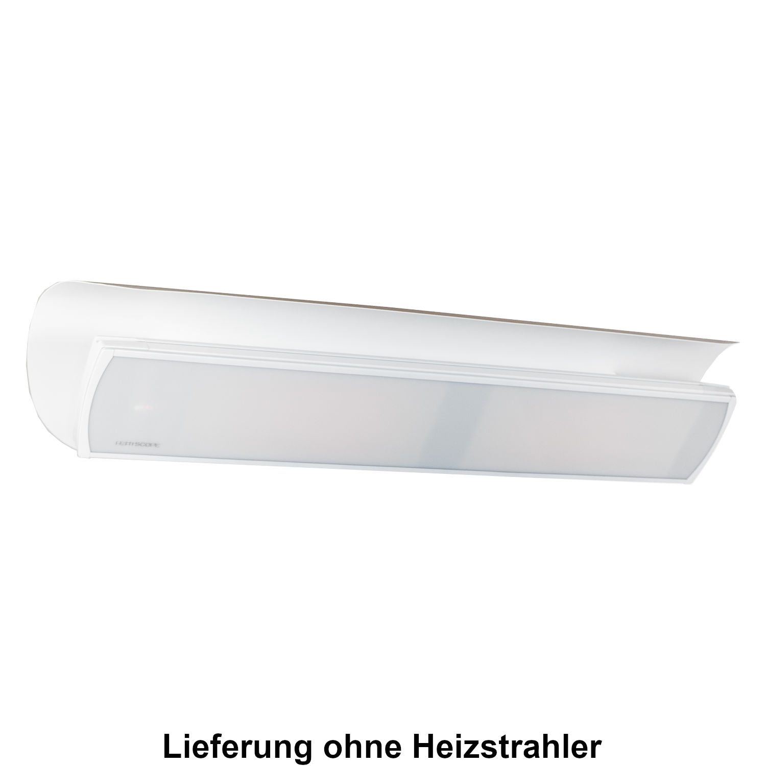 Heatscope Wetterschutzblech für Heizstrahler Vision und Spot Alu schwarz/weiß