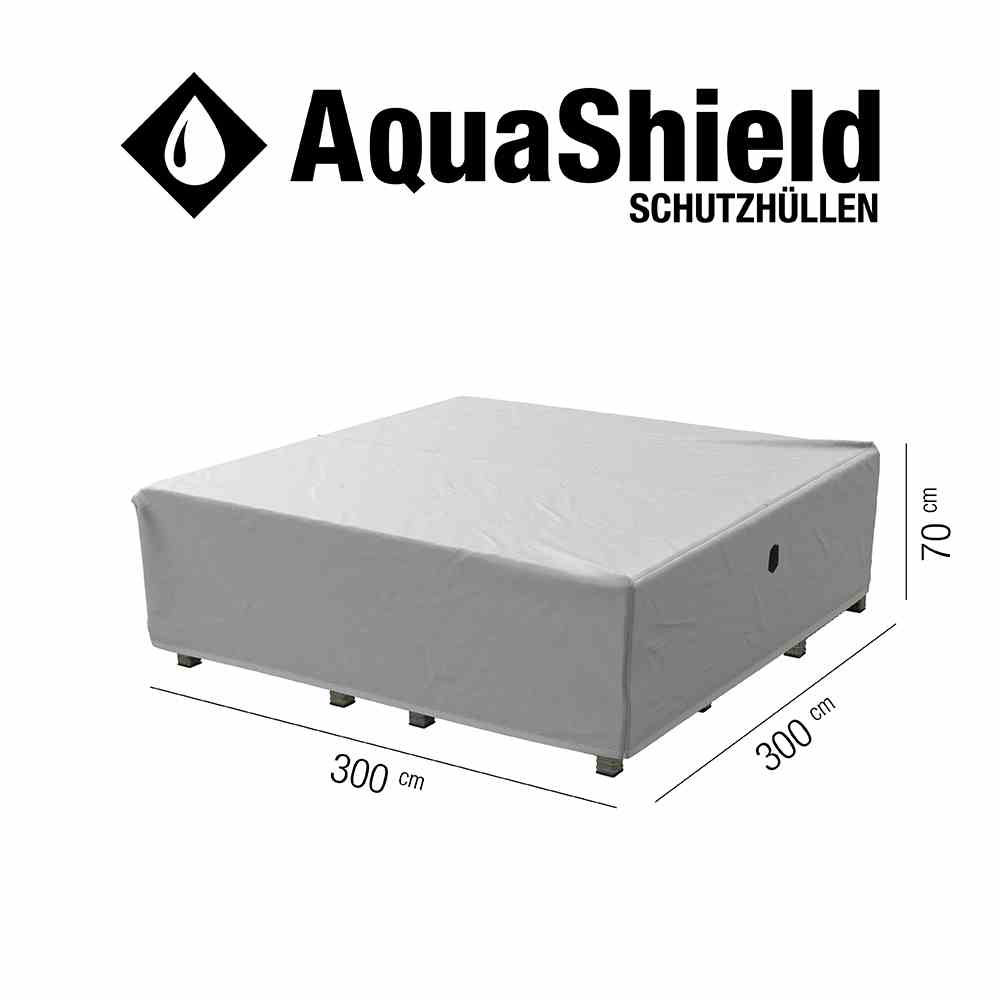 Siena Garden AquaShield Loungegruppe - hellgrau, Polyester