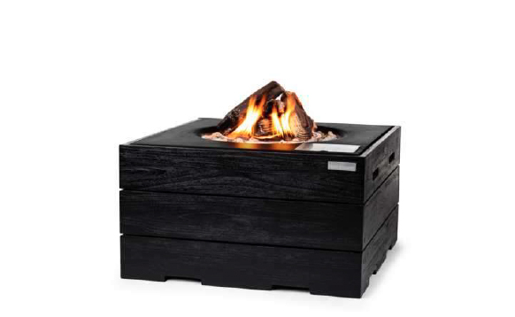 Happy Cocooning Mania Black Teak Feuertisch Quadratisch Inkl. 5 kg Lavasteine Happy Cocooning Mania Black Teak Feuertisch Quadratisch Inkl. 5 kg Lavasteine