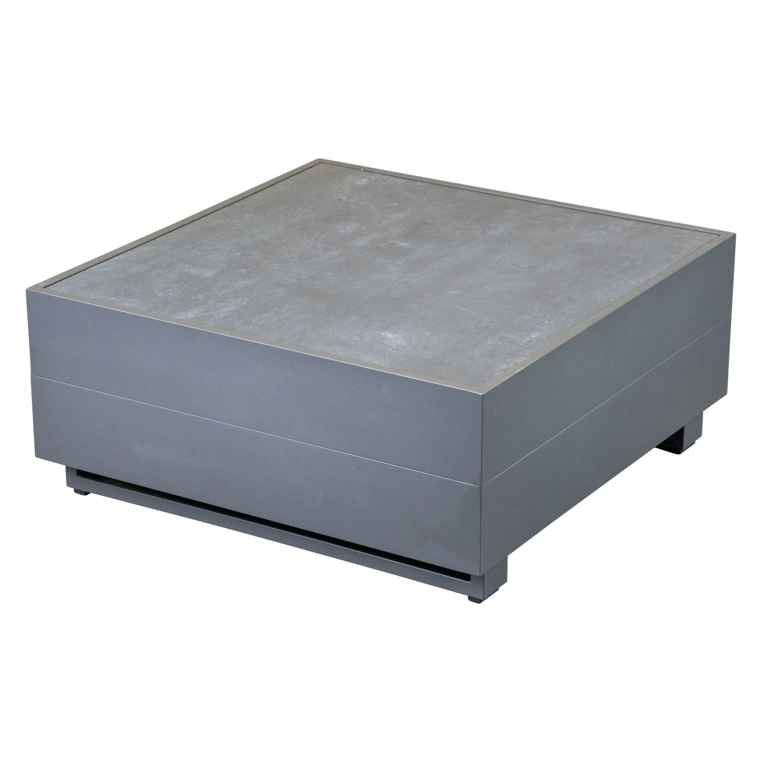 Inko Lounge-Tisch Pasadena Aluminium anthrazit 70x70 cm Inko Lounge-Tisch Pasadena Aluminium anthrazit 70x70 cm