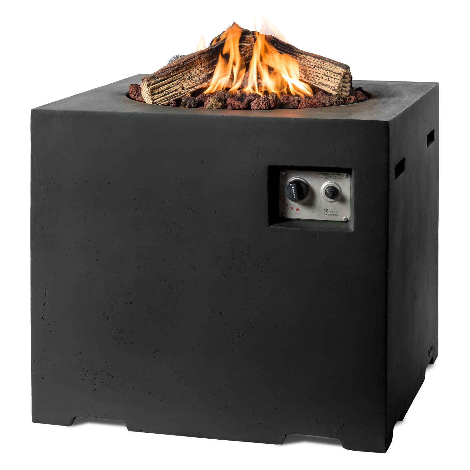 Happy Cocooning Mania Lounge und Dining Feuertisch 19,5 kW inkl. 5 kg Lavasteine