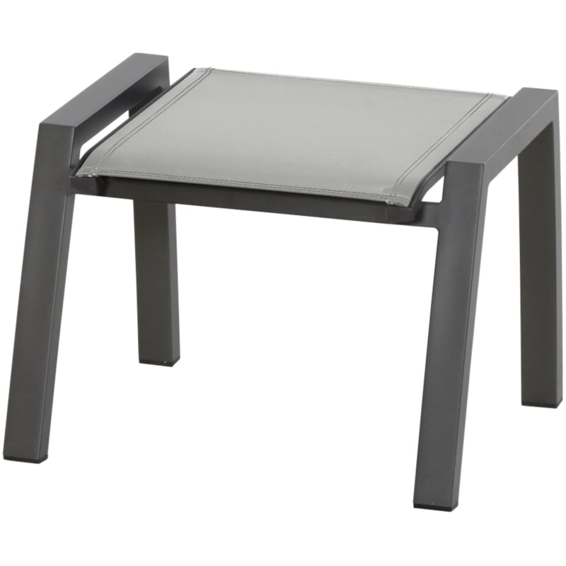 Siena Garden London Hocker – Aluminium & Ranotex in grau (N65761)