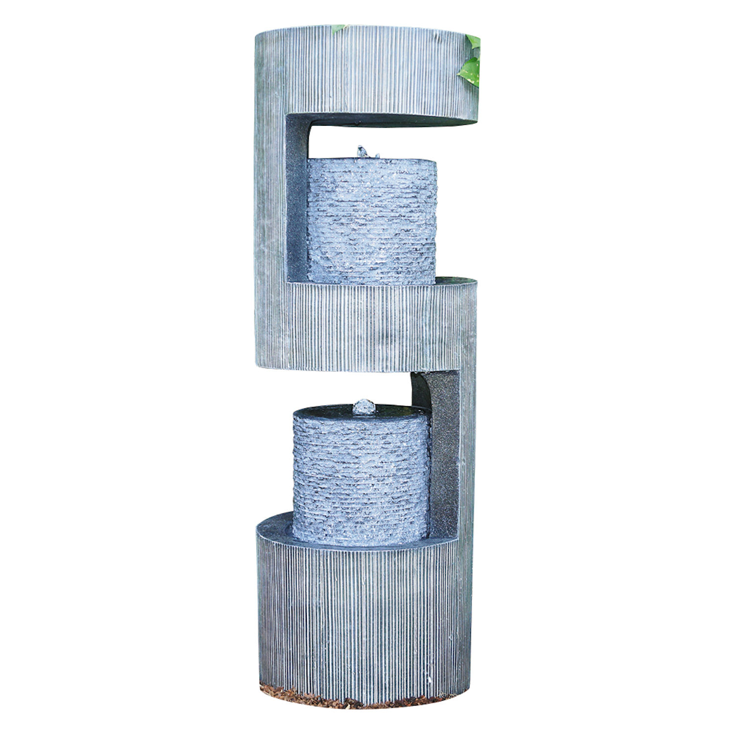Granimex Kaito Polystone Wassersäule mit Pumpe und LED-Beleuchtung Wasserspiel 120x41x41 cm Granimex Kaito Polystone Wassersäule mit Pumpe und LED-Beleuchtung Wasserspiel 120x41x41 cm