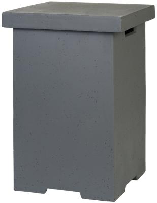 Happy Cocooning Mania Enclosure Beistelltisch grau für Gasflaschen Beton-Optik