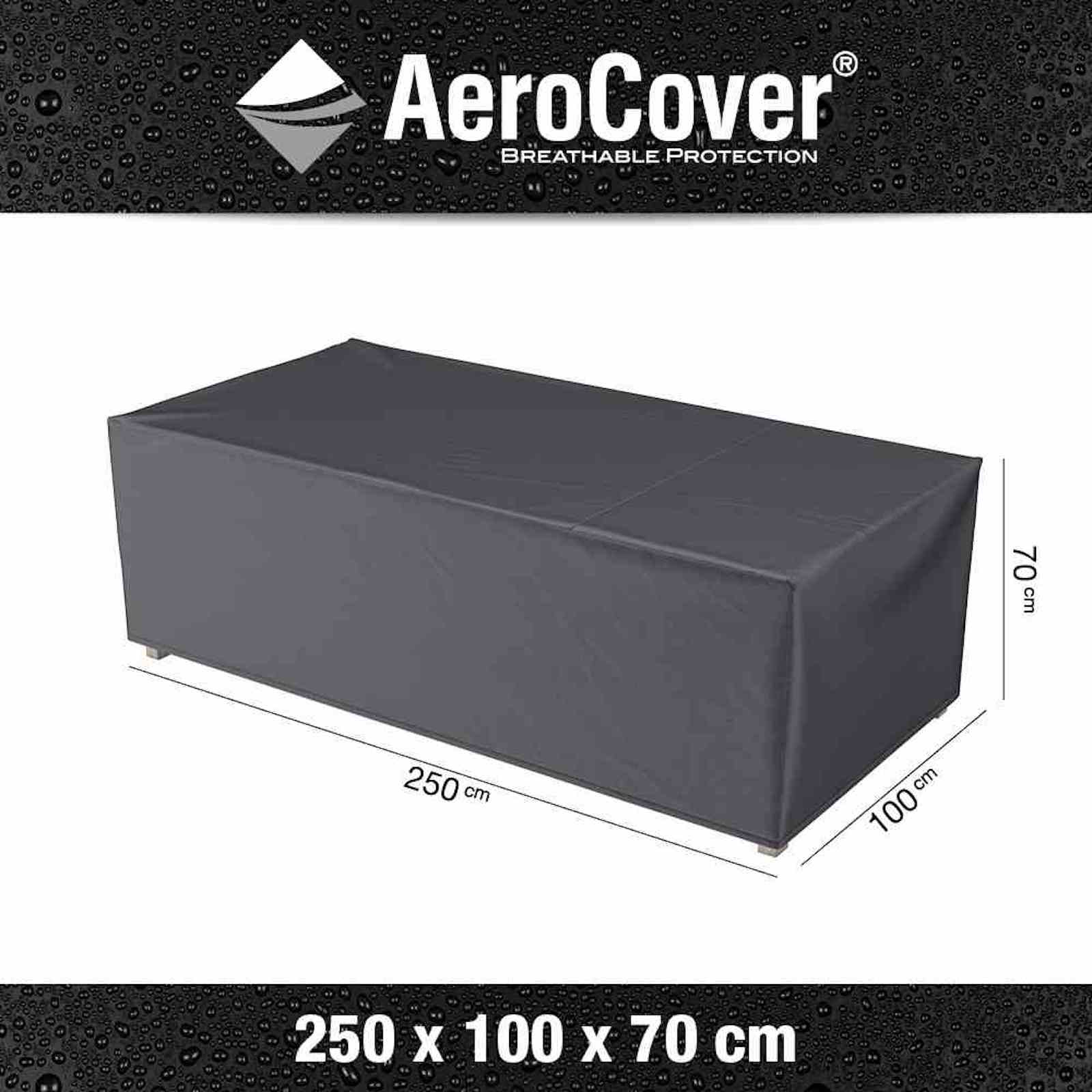 AeroCover Schutzhülle für Loungebänke Schutzhaube Bankabdeckung 250x100xH70 cm