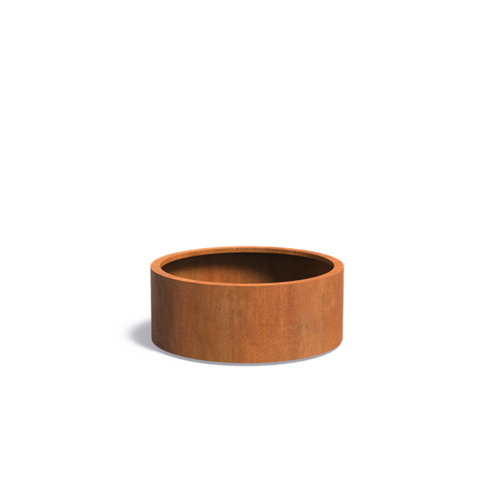 Adezz Circum mit Boden Pflanzgefäß aus Corten-Stahl Pflanzkübel Blumentopf