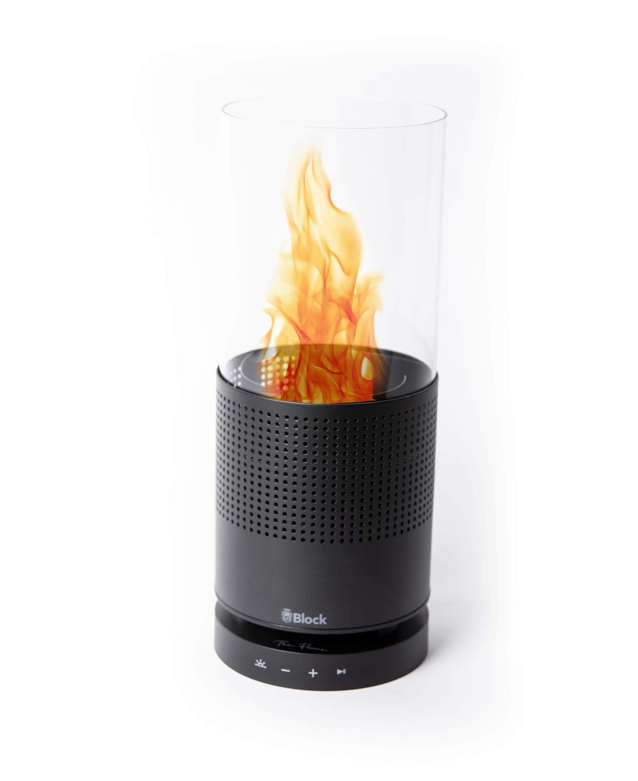 Block The Flame Tischfeuer und Bluetooth Lautsprecher von Audioblock schwarz Block The Flame Tischfeuer und Bluetooth Lautsprecher von Audioblock schwarz