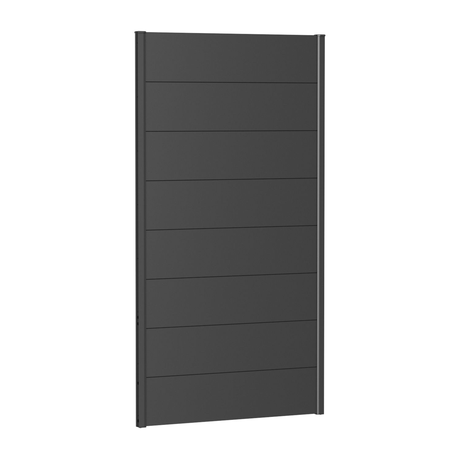 Biohort Sichtschutz Metall dunkelgrau-metallic Gartenzaun Windschutz