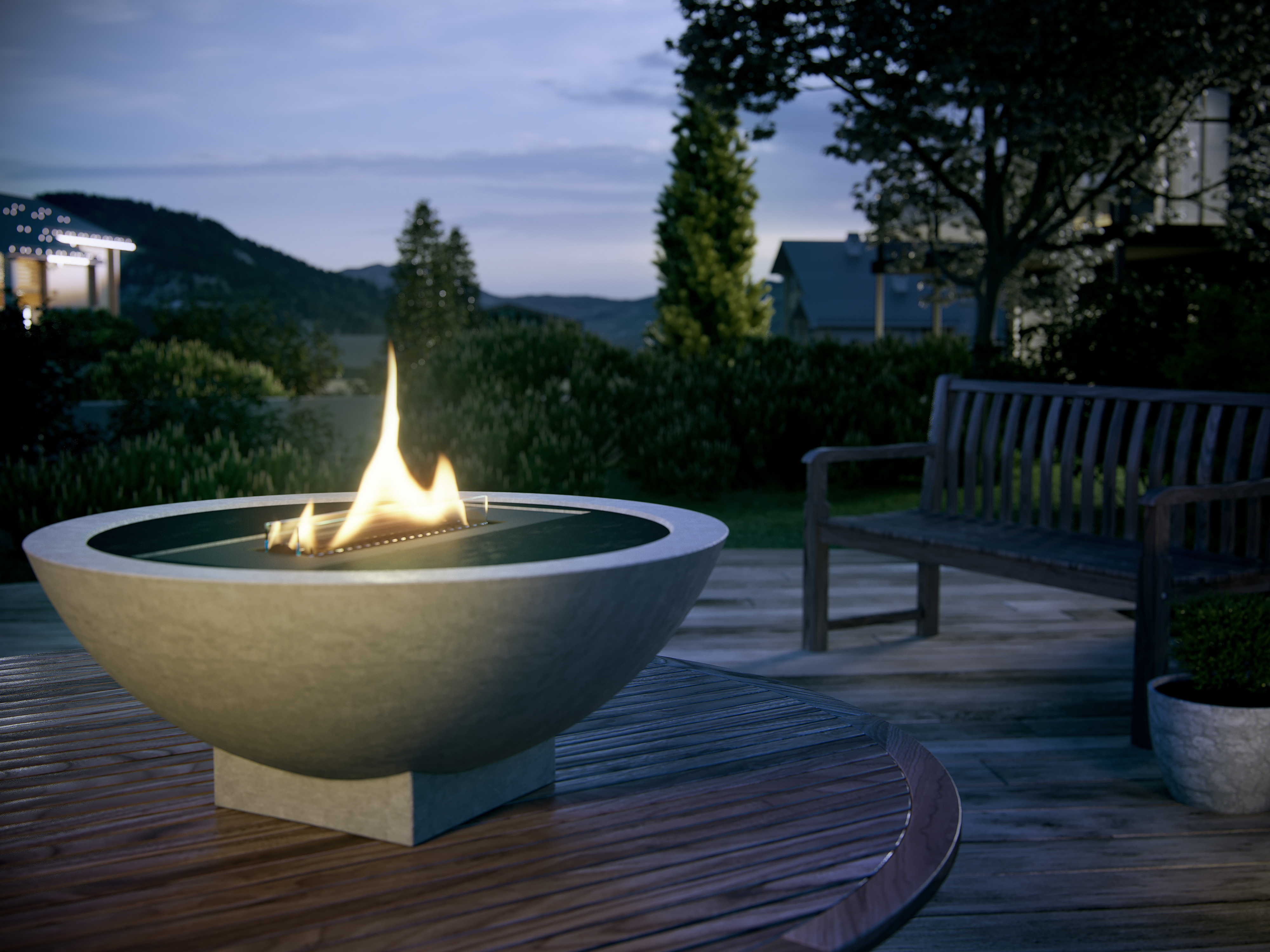Tenderflame Iris Concrete TF-200008