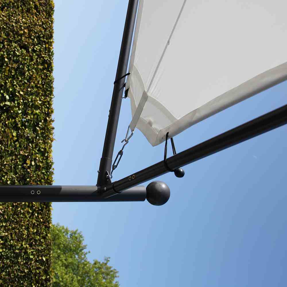 Siena Garden Pavillon BERLINO, quadratisch, 400x400 cm weiß 120399