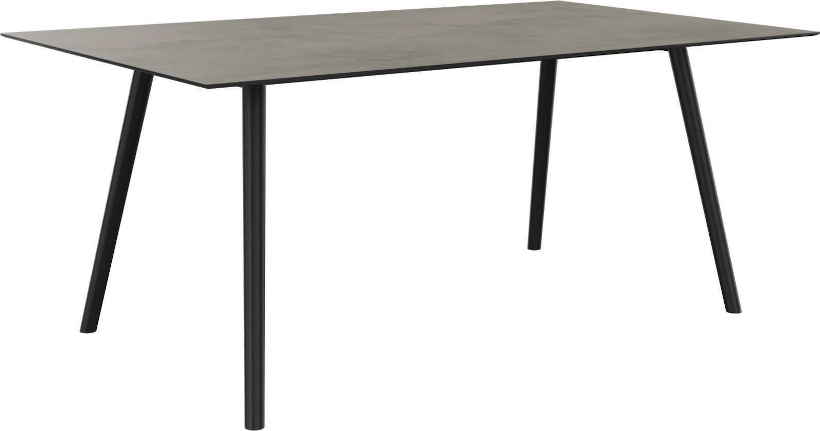 Stern Interno Dining-Tisch Gartentisch 220x100 cm Rundrohr Aluminium anthrazit