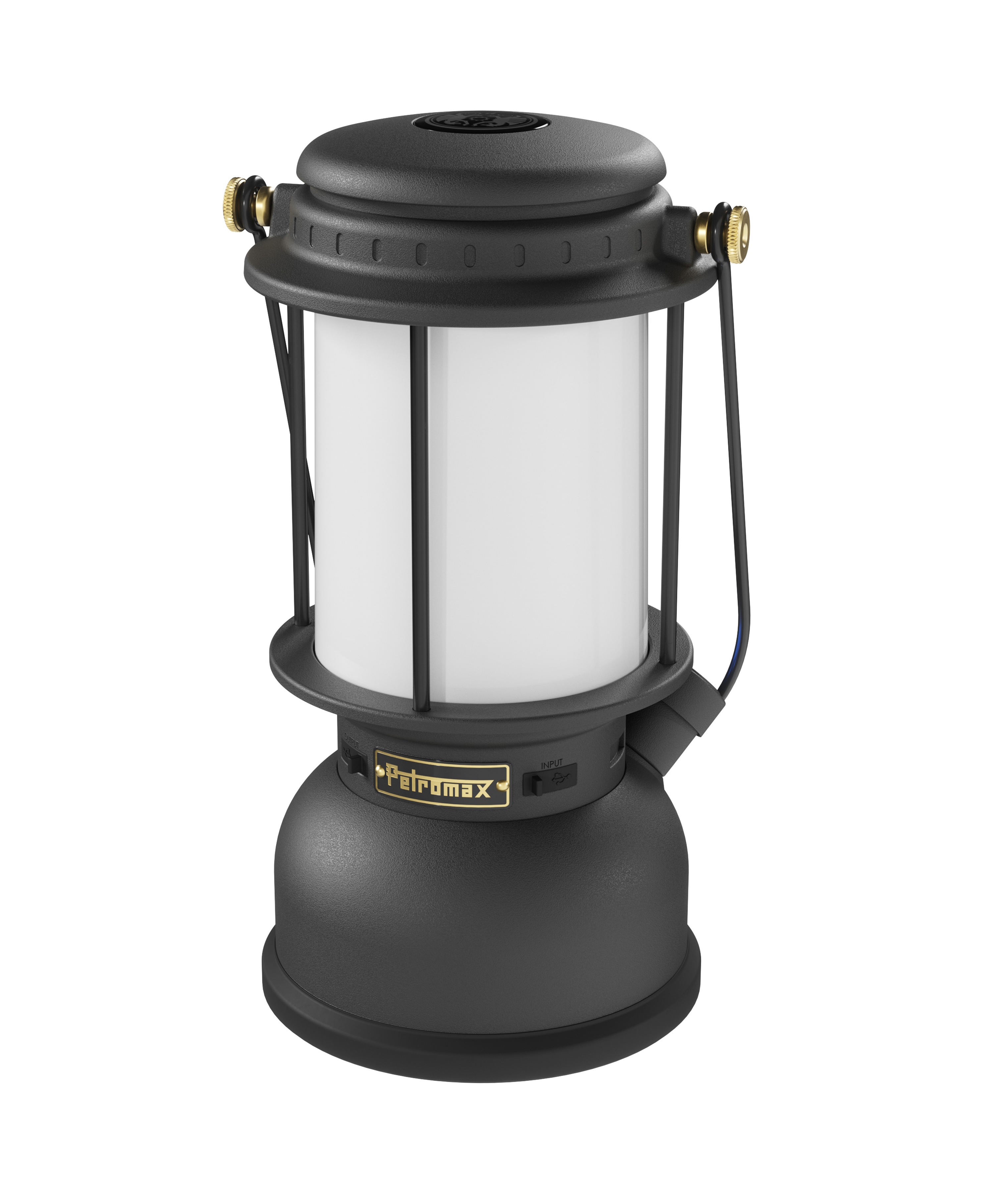 Petromax LM500 LED Laterne Schwarz Set inklusive Akku und Tasche PX-LM500 + PX-18650-BAT + LM500-BAG