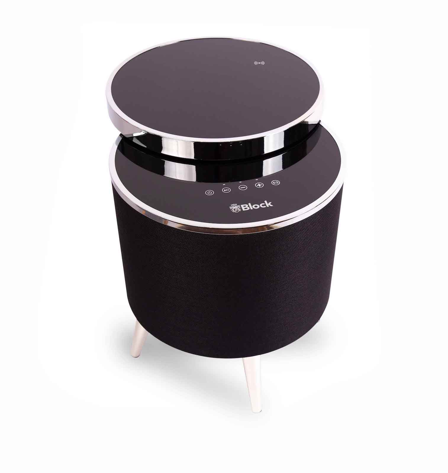 Block Helsinki Modern Tischlautsprecher Tisch mit Bluetooth Lautsprecher von Audioblock Block Helsinki Modern Tischlautsprecher Tisch mit Bluetooth Lautsprecher von Audioblock