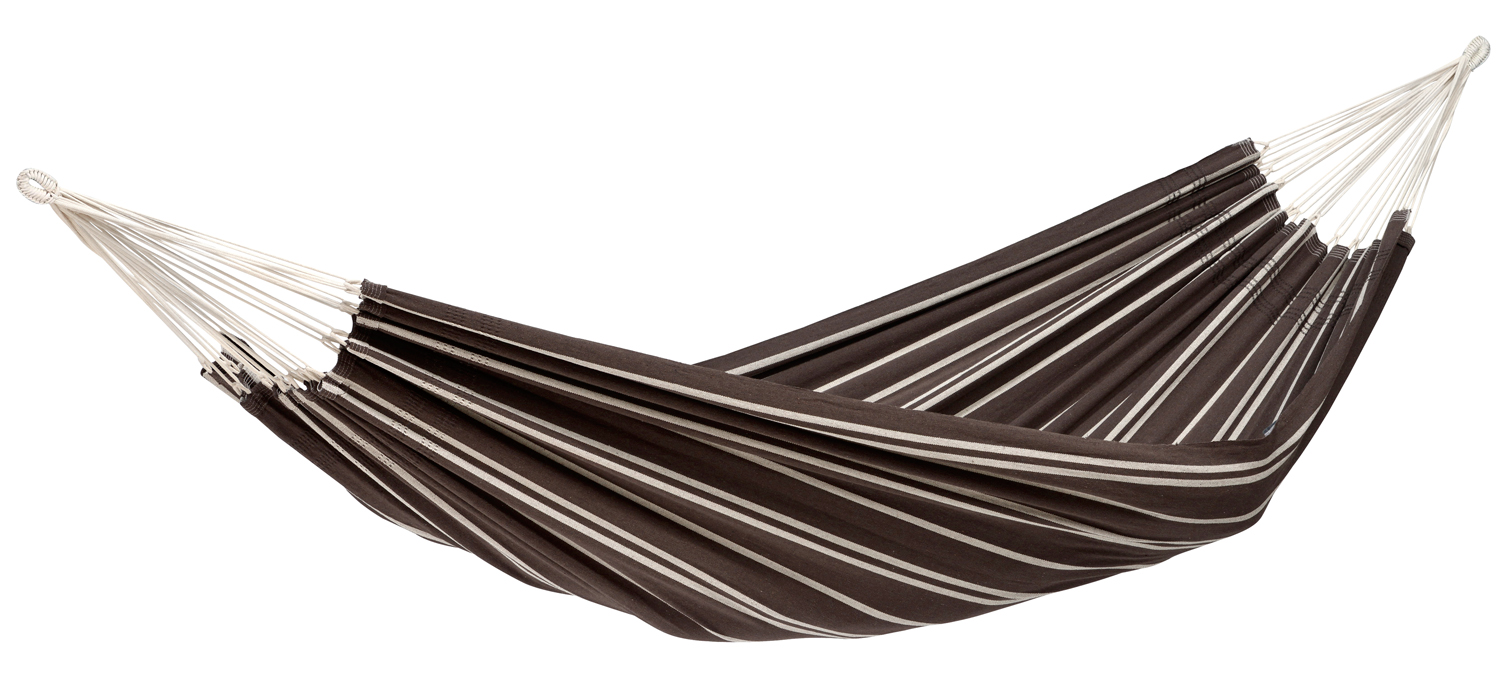 AMAZONAS XL Hängematte Barbados Mocca Tuchhängematte Liegefläche ca. 230 x 150 cm AMAZONAS XL Hängematte Barbados Mocca Tuchhängematte Liegefläche ca. 230 x 150 cm