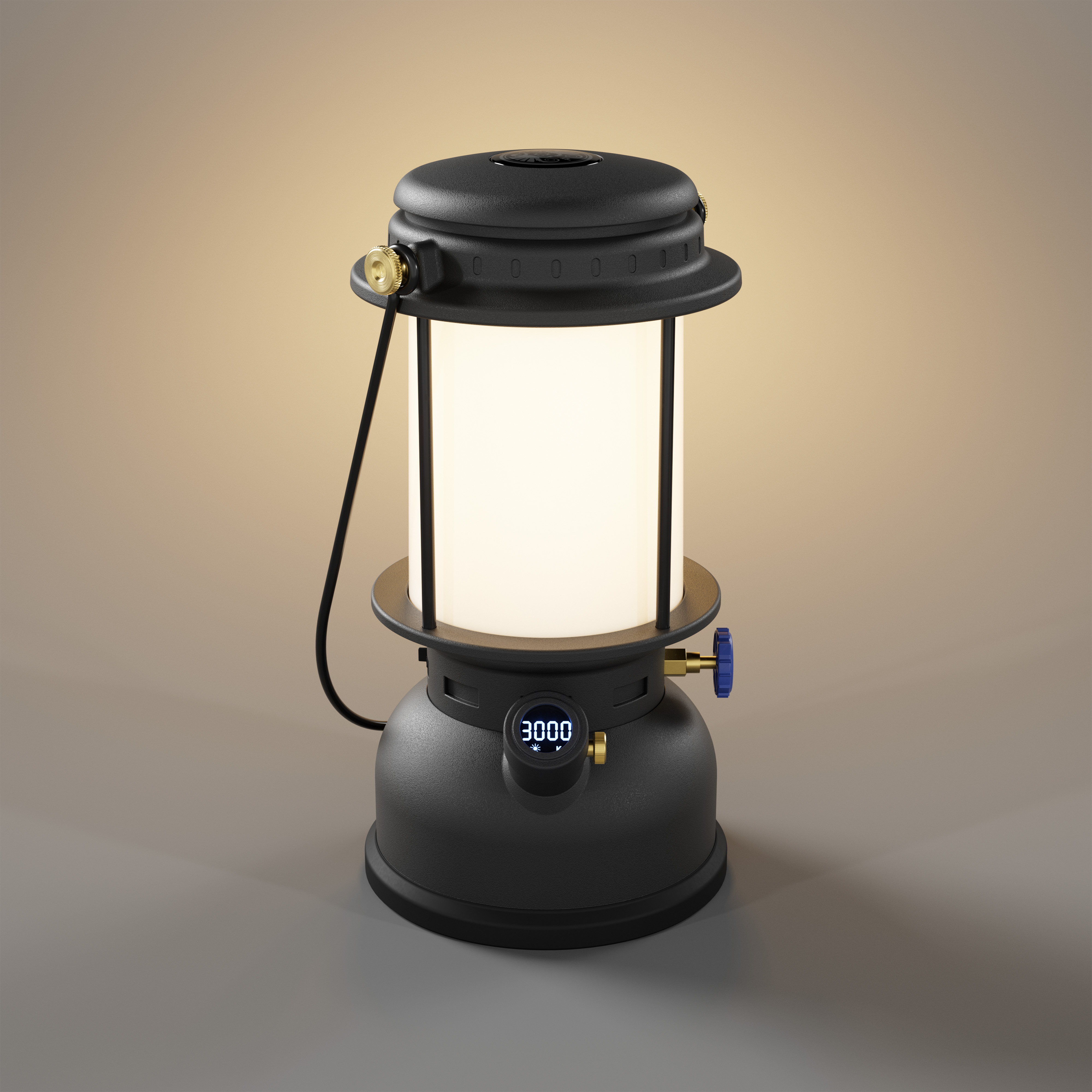 Petromax LM500 LED Laterne Schwarz Set inklusive Akku und Tasche PX-LM500 + PX-18650-BAT + LM500-BAG