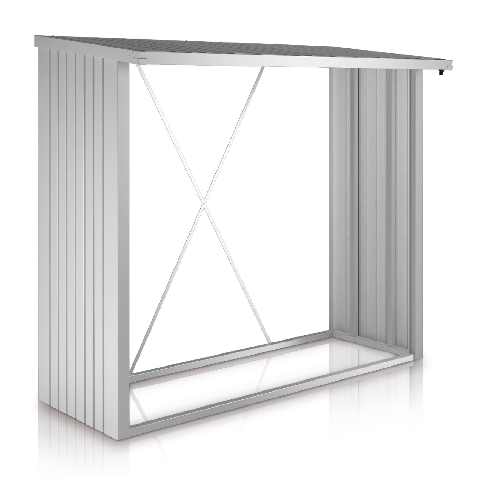 Biohort Kaminholzlager WoodStock® 230 Brennholzlager 229x102x199 cm in 3 Farben erhältlich