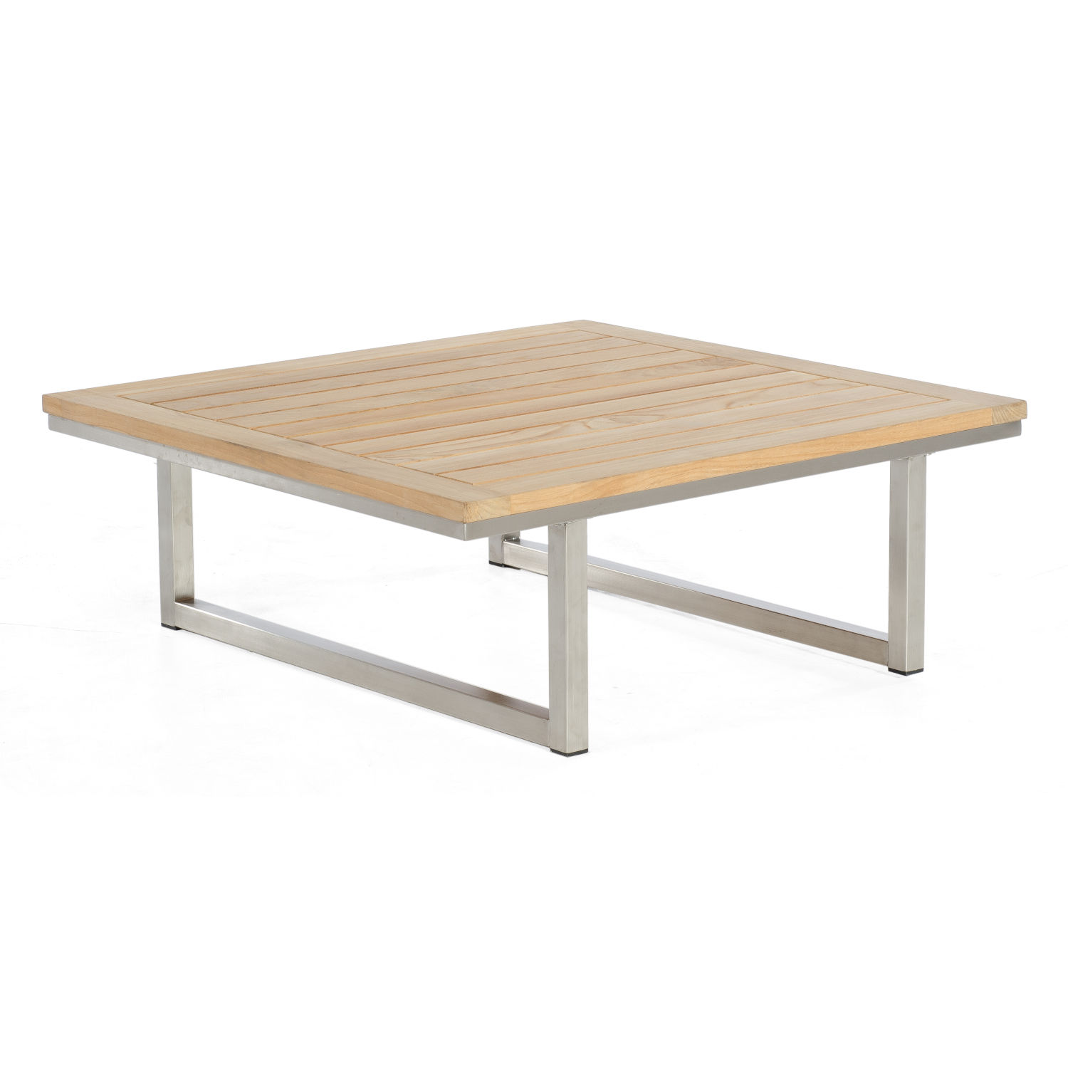 Sonnenpartner Lounge-Tisch Lotus Edelstahl mit Teakholz Loungetisch Beistelltisch Sonnenpartner Lounge-Tisch Lotus Edelstahl mit Teakholz Loungetisch Beistelltisch
