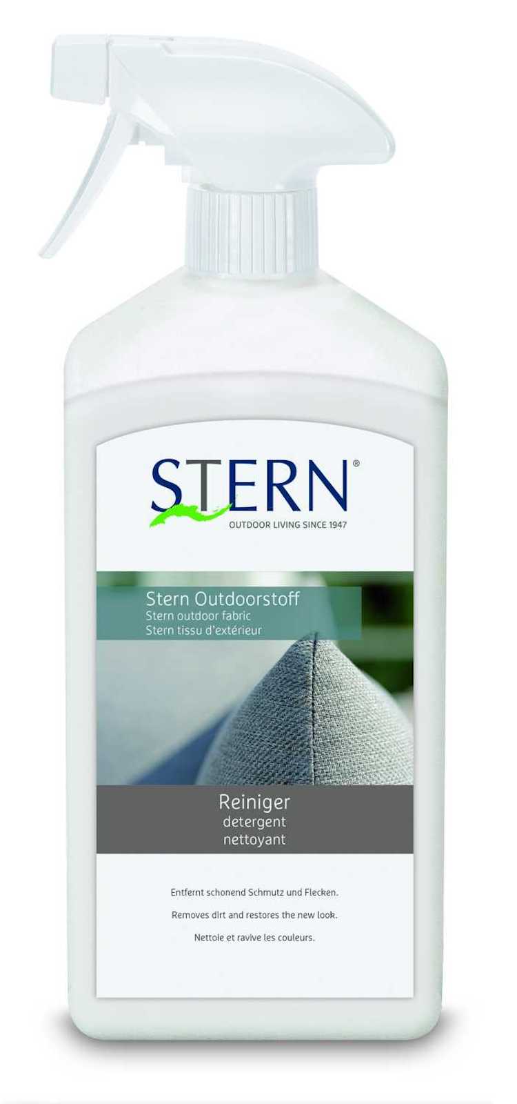 Stern Outdoorstoff-Reiniger Pflegemittel Stoffprotektor Sprühflasche 1000 ml Stern Outdoorstoff-Reiniger Pflegemittel Stoffprotektor Sprühflasche 1000 ml