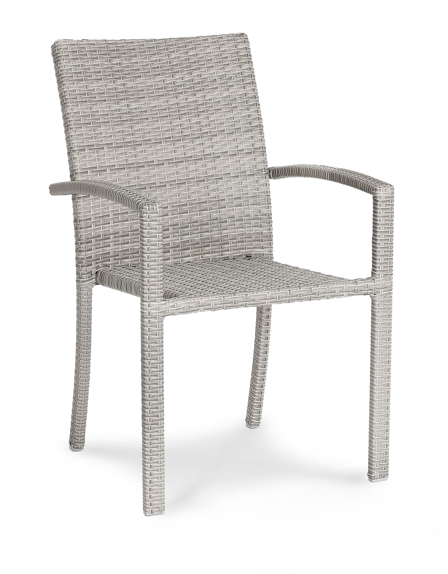 Best Freizeitmöbel Stapelsessel Samoa warm-grey ca. 57 x 63 x 88 cm grau