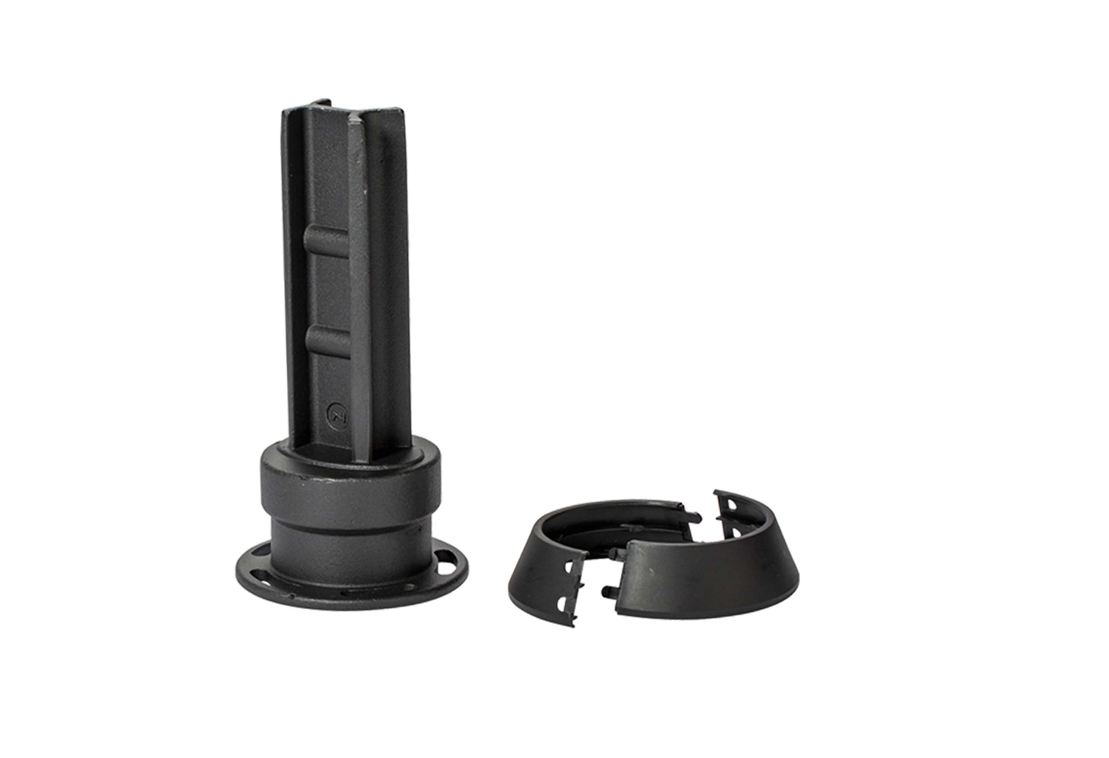 GLATZ Standfuss M4 zu Fortano aus Stahl verzinkt in anthrazit