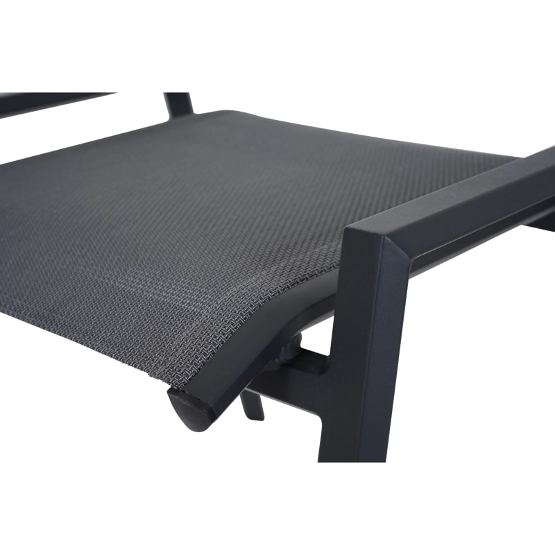 Siena Garden Tauro Hocker – Aluminium & Ranotex in royal-grey (S83266)