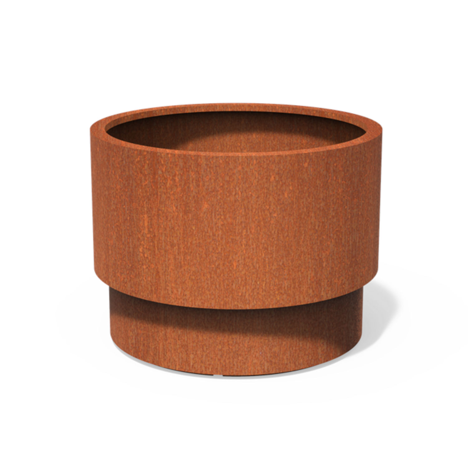 Adezz Extend Pflanzgefäß rund aus Corten-Stahl Pflanzkübel Blumenkasten