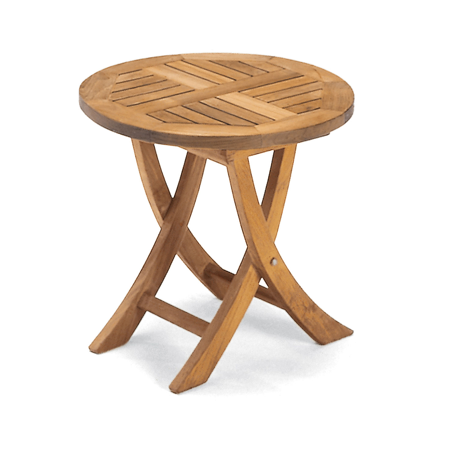 Sonnenpartner Roundside Beistelltisch Teakholz Old Teak Tisch Gartentisch Ø51 cm