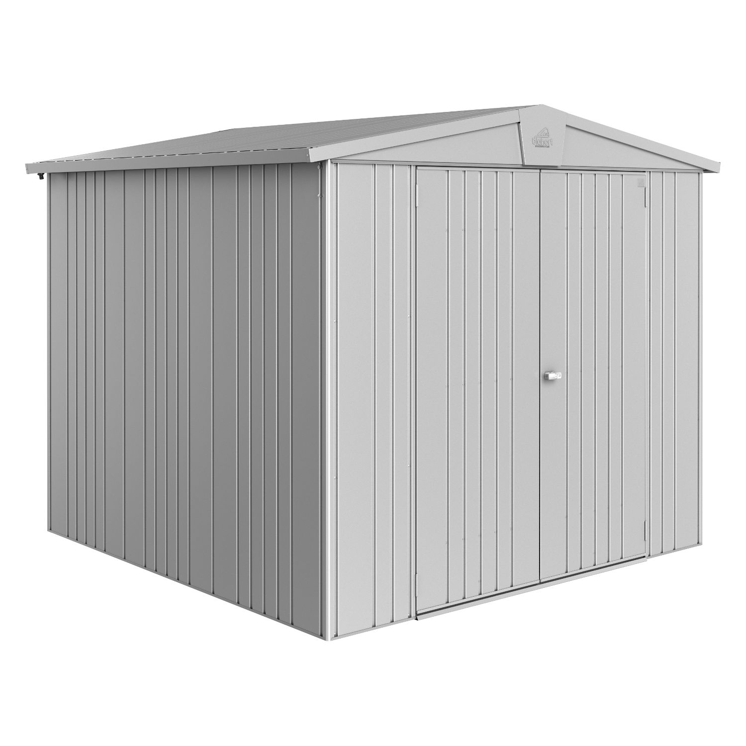 Biohort Gerätehaus Europa silber-metallic in 9 verschiedenen Größen Gartenhaus