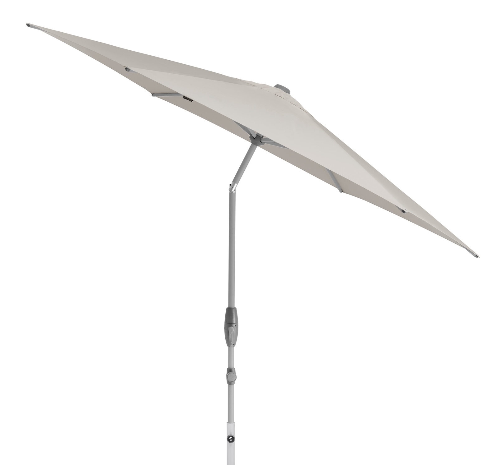 Sonnenschirm SUNCOMFORT® by Glatz Shell Turn rund ø 300 cm in Light Grey 013