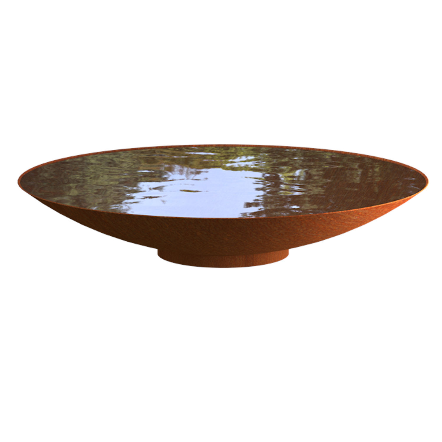 Adezz Wasserschale rund Corten-Stahl Rost braun/orange Wasserspiel verschiedene Größen Adezz Wasserschale rund Corten-Stahl Rost braun/orange Wasserspiel verschiedene Größen