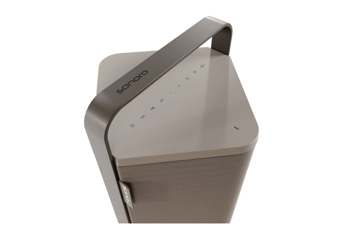 sonoro Vibes XL Tragbarer Outdoor Bluetooth Lautsprecher mit HiFi-Klang Tan