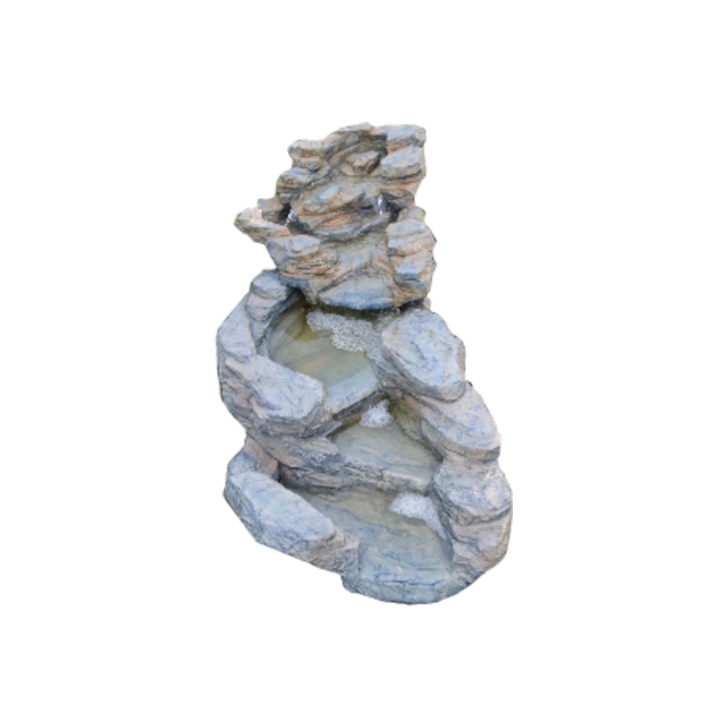 Granimex Rio Negro Polystone Bachlauf 2-teilig Wasserfall Springbrunnen Gartenbrunnen 60/90 cm Granimex Rio Negro Polystone Bachlauf 2-teilig Wasserfall Springbrunnen Gartenbrunnen 60/90 cm