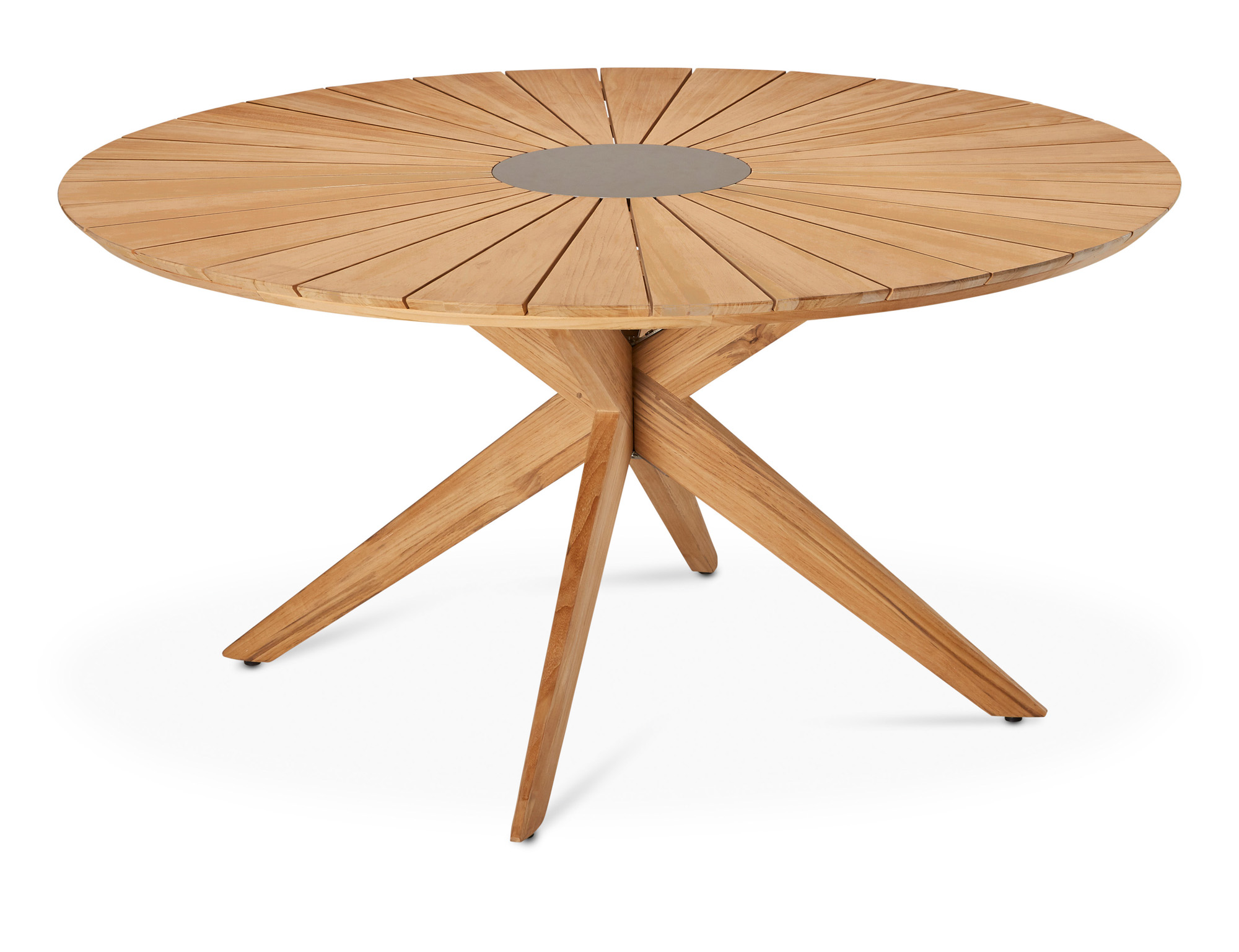 Best Freizeitmöbel Dining-Tisch Agadir rund Gartentisch Outdoor in Teak/Betongrau ca. Ø 150x74 cm Best Freizeitmöbel Dining-Tisch Agadir rund Gartentisch Outdoor in Teak/Betongrau ca. Ø 150x74 cm
