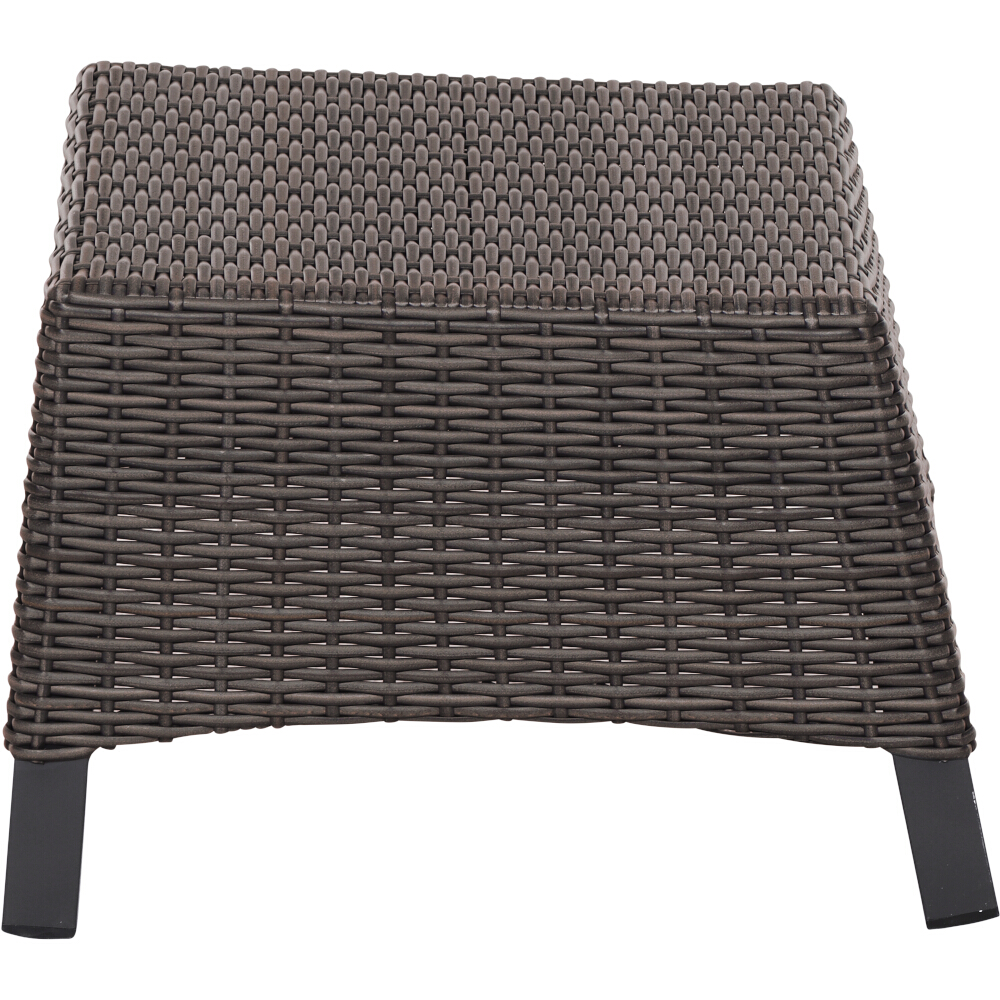 Siena Garden Verdo Dining Hocker Gardino®-Geflecht bronze-grau/Aluminium Sitzhocker