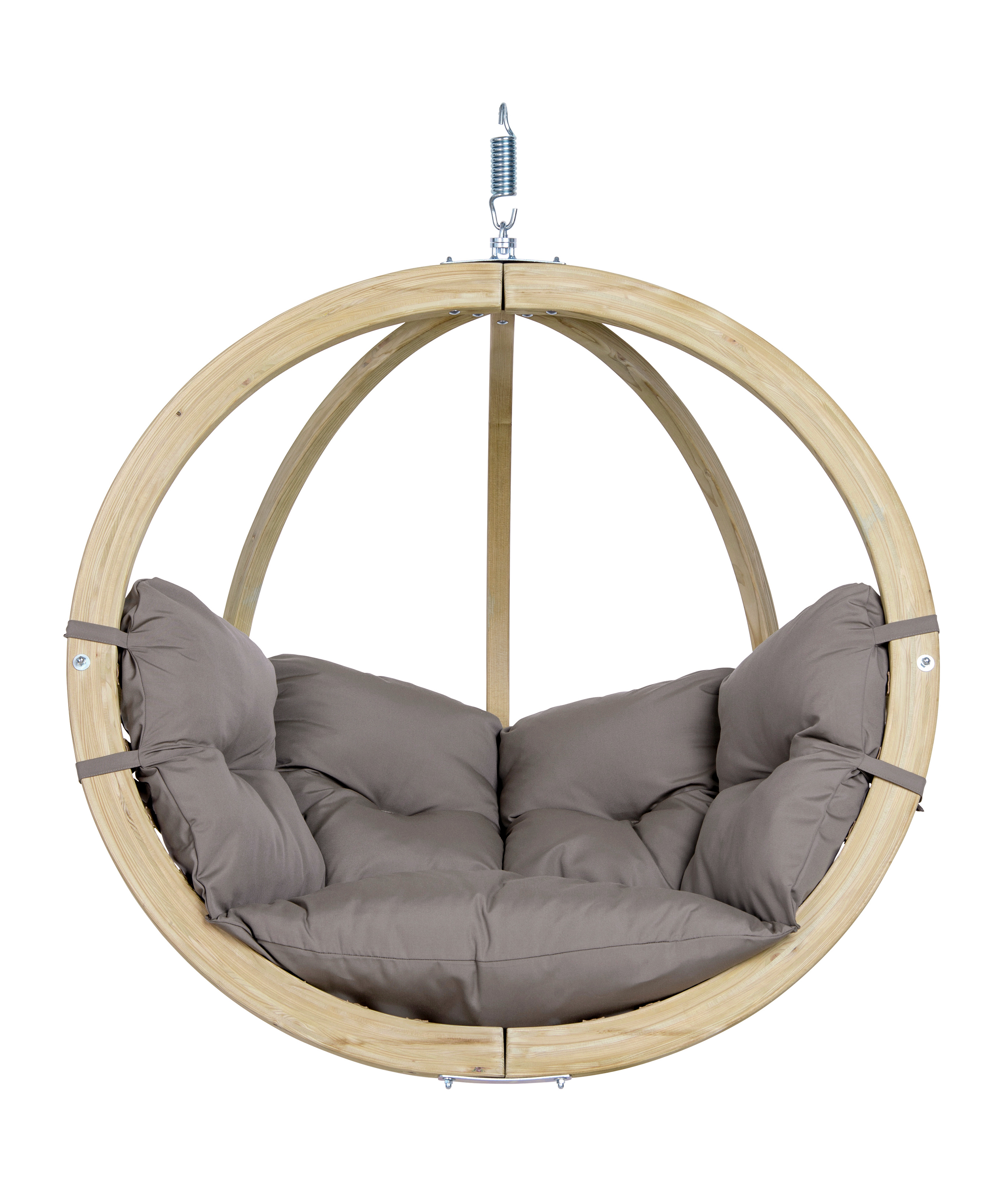 AMAZONAS Hängesessel Globo Chair Taupe inkl. Sitzkissen und Spiralfeder AMAZONAS Hängesessel Globo Chair Taupe inkl. Sitzkissen und Spiralfeder