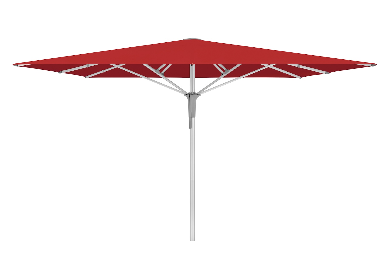 GLATZ Sonnenschirm FORTELLO® Pro quadratisch 350 x 350 cm Mittelmastschirm in 10 Farbvarianten