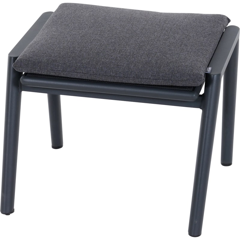 Siena Garden Dining Hocker Roma Alu, Geflecht, inkl. Kissen T50300