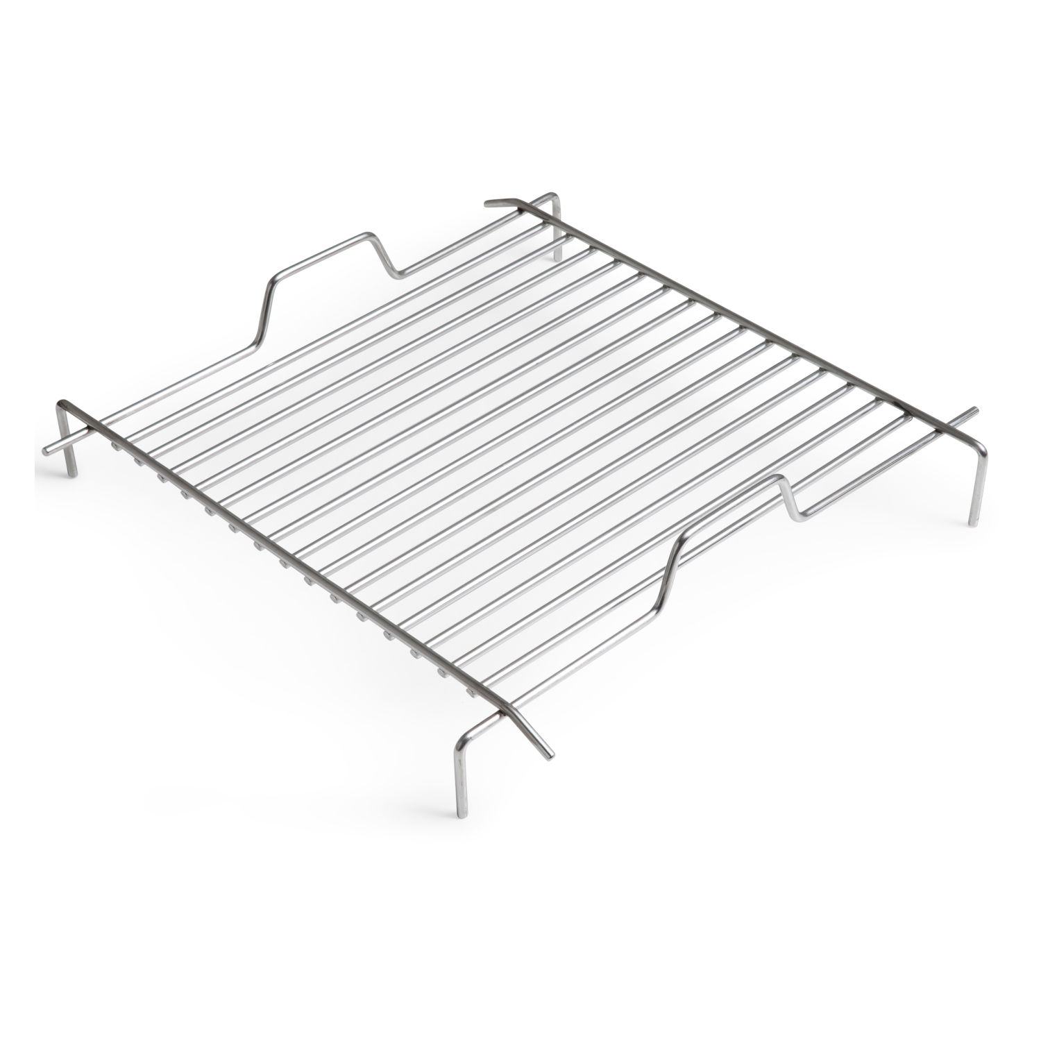 höfats Grillrost für Feuerkorb CUBE Edelstahl Höhenverstellbar 41x41x10 cm
